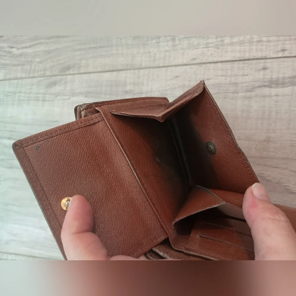 Louis Vuitton Brown Monogram Canvas Bi-Fold Wallet